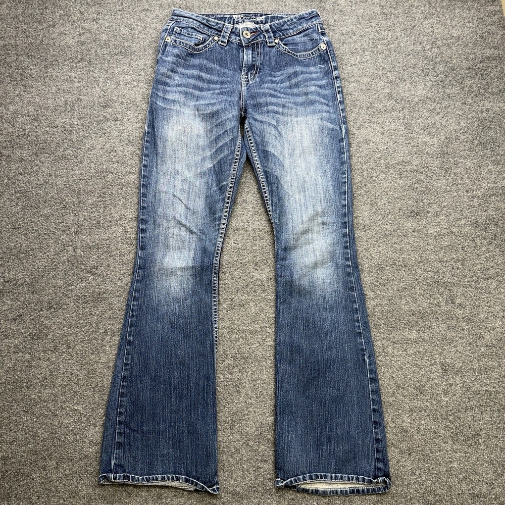 Boot Heel Trading Co Jeans Women's Fontana Mid Rise Bootcut Size 28x30" Y2K